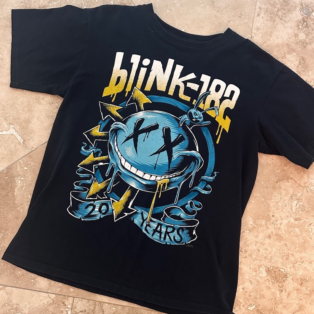 Blink-182 licensed 20yr Anniversary concert tee shirt vintage